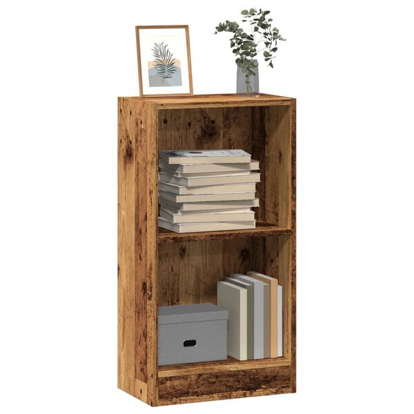 vidaXL Bibliothèque vieux bois 40x24x76 cm bois d'ingénierie