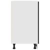 vidaXL Armoire suspendue avec tiroir Ch&ecirc;ne noir 50 x 46 x 81,5 cm