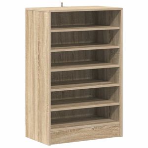 vidaXL Armoire &agrave; chaussures Ch&ecirc;ne Sonoma 60x35x92 cm Bois d&rsquo;ing&eacute;nierie