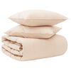 vidaXL Ensemble de Duvet 2 pc 135 x 220 cm Toutes saisons Beige