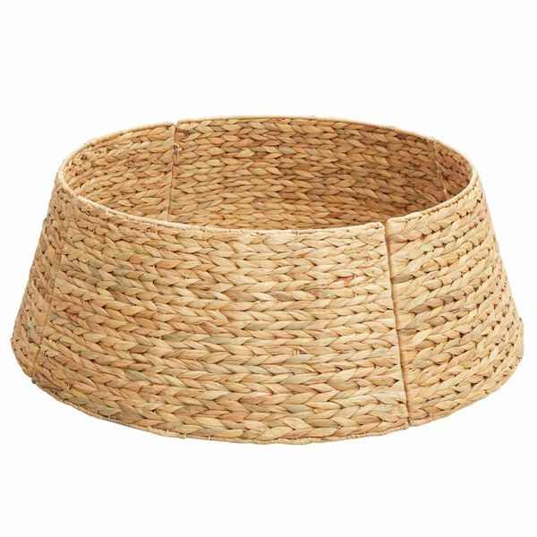 vidaXL Collier de sapin de No&euml;l Marron 60 x 60 x 22 cm Jacinthe d'eau