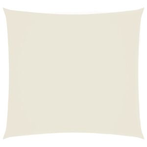 vidaXL Voile de parasol tissu oxford carr&eacute; 3x3 m cr&egrave;me