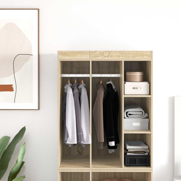 vidaXL Tige de placard 2 pcs Argent&eacute; 764 x 15 x 29 mm