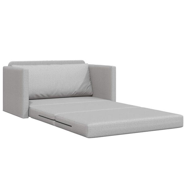 vidaXL Canap&eacute;-Lit 110cm Gris nuage tissu