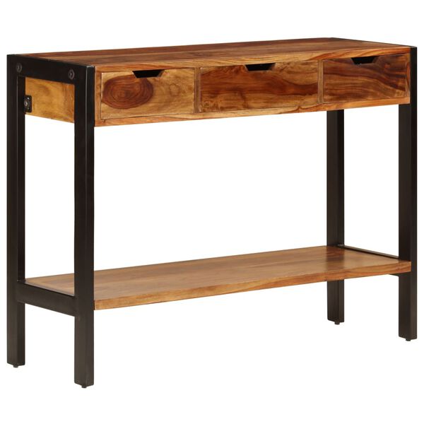 vidaXL Buffet avec 3 tiroirs 110x35x75 cm Bois massif