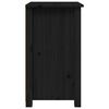 vidaXL Tables de chevet 2 pcs Noir 40x35x61,5 cm Bois de pin massif