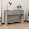vidaXL Table console Sonoma gris 100x39x75 cm Bois d'ing&eacute;nierie