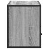 vidaXL Meuble TV sonoma gris 80x31x39,5 cm bois d'ing&eacute;nierie et m&eacute;tal