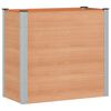 vidaXL Jardini&egrave;re sur&eacute;lev&eacute;e Marron 100 x 50 x 91 cm WPC et Aluminium