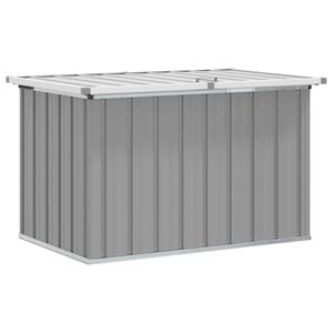 vidaXL Bo&icirc;te de rangement de jardin Gris 109x67x65 cm