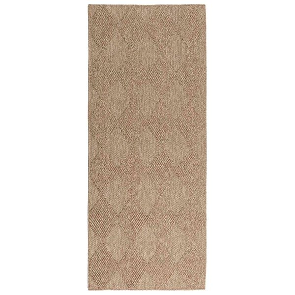 vidaXL Tapis de surface HUARTE Naturel 150 x 80 cm Polyester