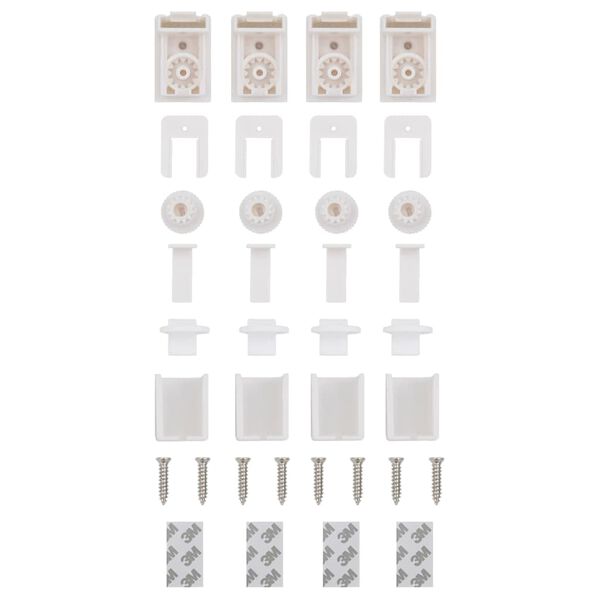 vidaXL Raccords de store enrouleur 36 pcs