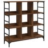 vidaXL Buffet ch&ecirc;ne marron 102x32x103,5 cm bois d'ing&eacute;nierie