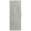 vidaXL Armoire murale suspendue Gris b&eacute;ton 69,5x34x90 cm
