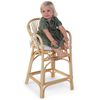 CHILDHOME Chaise junior avec coussin Montana Rotin