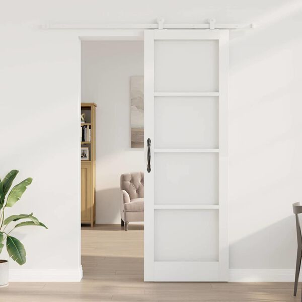 vidaXL Porte coulissante ORKDAL Blanc 78 x 232 cm