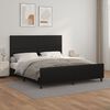 vidaXL Cadre de lit sans matelas noir 160x200 cm similicuir