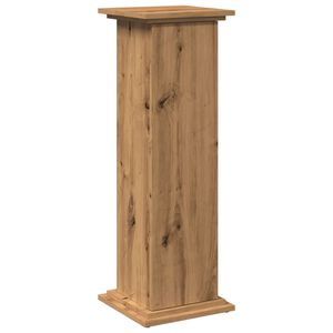 vidaXL Pi&eacute;destal avec rangement ch&ecirc;ne artisanal bois d'ing&eacute;nierie