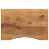 vidaXL Dessus de bureau avec courbe 100x50x2,5 cm manguier massif brut