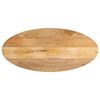 vidaXL Dessus de table 90x40x2,5 cm ovale bois massif de manguier