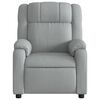 vidaXL Fauteuil inclinable gris clair tissu