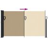 vidaXL Auvent lat&eacute;ral r&eacute;tractable beige 120x600 cm