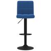 vidaXL Tabourets de bar lot de 2 bleu velours