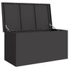 vidaXL Bo&icirc;te de Rangement Ext&eacute;rieure Noir 100 x 50,5 x 50 cm Acier