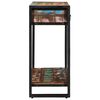 vidaXL Table console Multicolore bois de récupération massif