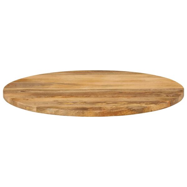 vidaXL Dessus de table &Oslash; 80x2,5 cm rond bois de manguier massif