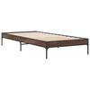vidaXL Cadre de lit sans matelas ch&ecirc;ne marron 90x190 cm