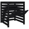 vidaXL Composteur Noir 63,5x63,5x77,5 cm Bois massif de pin