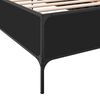 vidaXL Cadre de lit sans matelas noir 75x190 cm