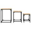 vidaXL Tables basses gigognes 3 pcs ch&ecirc;ne sonoma bois d'ing&eacute;nierie