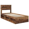 vidaXL Cadre de lit Bois ancien 90 x 200 cm Bois de pin massif
