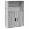 vidaXL Biblioth&egrave;que sonoma gris 60x24x85 cm bois d'ing&eacute;nierie