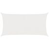 vidaXL Voile d'ombre Blanc 2 x 6 m HDPE