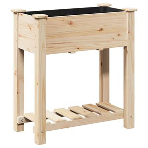 vidaXL Cache-pot de jardin Beige 71 x 37 x 76,5 cm