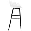vidaXL Ensemble de bar 7 pcs Blanc