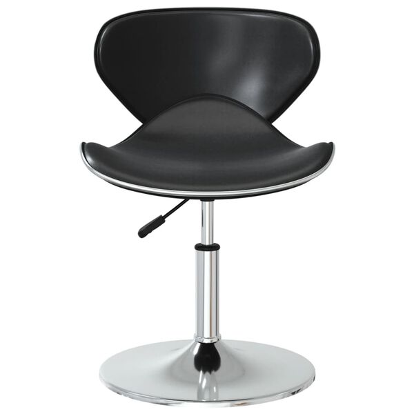 vidaXL Chaises à manger lot de 2 noir similicuir