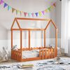 vidaXL Cadre de lit d'enfants forme de maison sans matelas 70x140 cm
