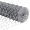 vidaXL Cl&ocirc;ture avec poteau Argent&eacute; 0,8 x 25 m Acier et PVC