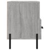 vidaXL Meuble TV Sonoma gris 80x36x50 cm Bois d'ingénierie