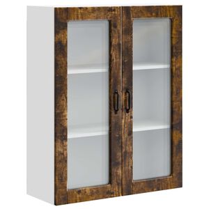 vidaXL Panneau de lave-vaisselle Kalmar Ch&ecirc;ne fum&eacute; 80 x 31 x 100 cm