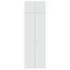vidaXL Armoire de rangement blanc 70x42,5x225 cm bois d'ing&eacute;nierie