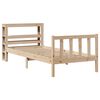 vidaXL Cadre de lit sans matelas 75x190 cm bois de pin massif