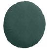vidaXL Coussins de si&egrave;ge 2 pcs Vert fonc&eacute; &Oslash; 40 x 13 cm Velours