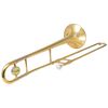 vidaXL Trombone Laiton Jaune avec laque dor&eacute;e Bb