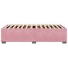 vidaXL Cadre de lit sans matelas rose 90x190 cm velours