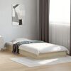 vidaXL Cadre de lit sans matelas ch&ecirc;ne sonoma 100x200 cm